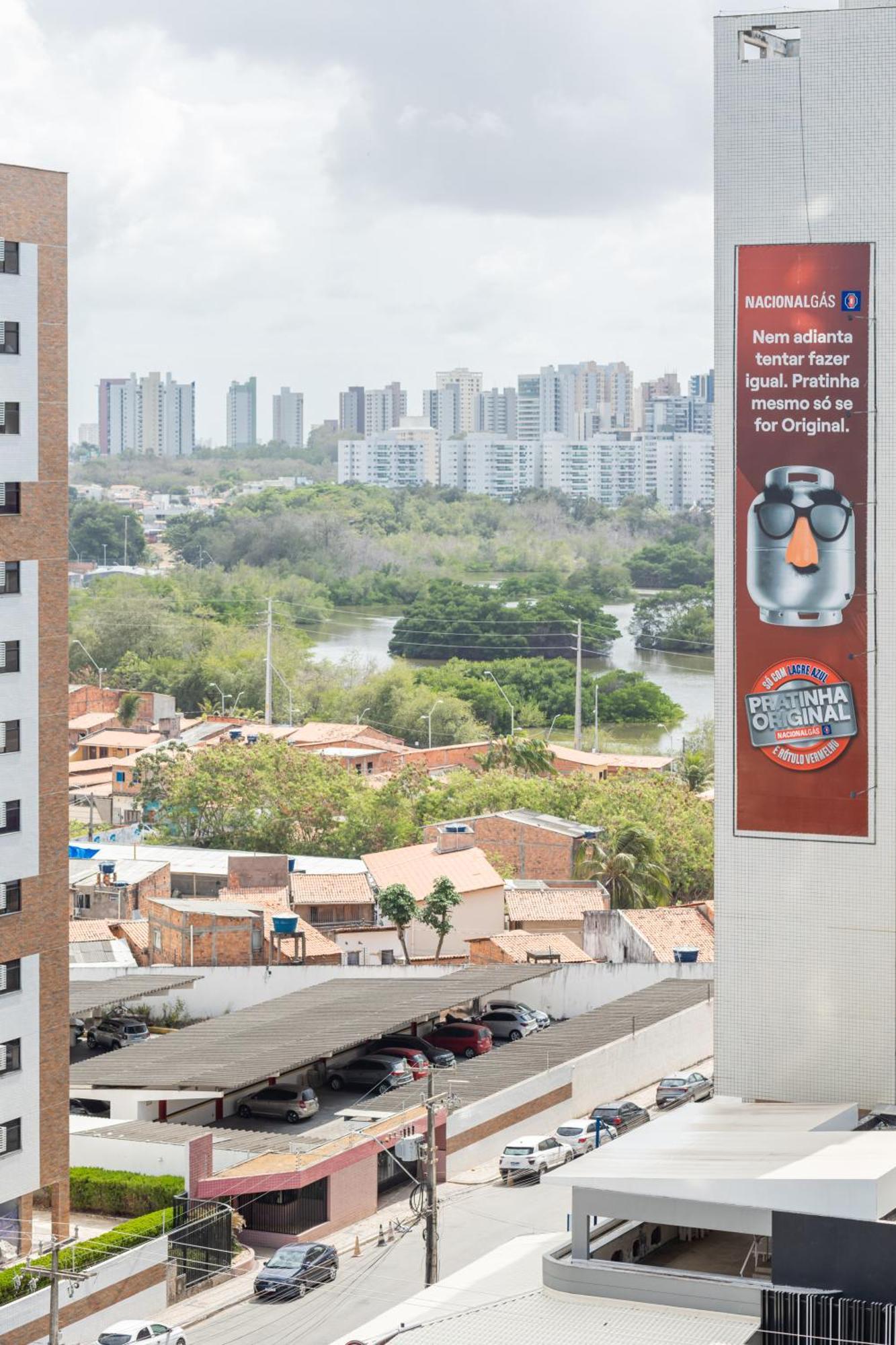 Vista Mar E Lagoa - Cozinha E Frigobar - Apartamento Flat Proximo A Praia São Luís Buitenkant foto