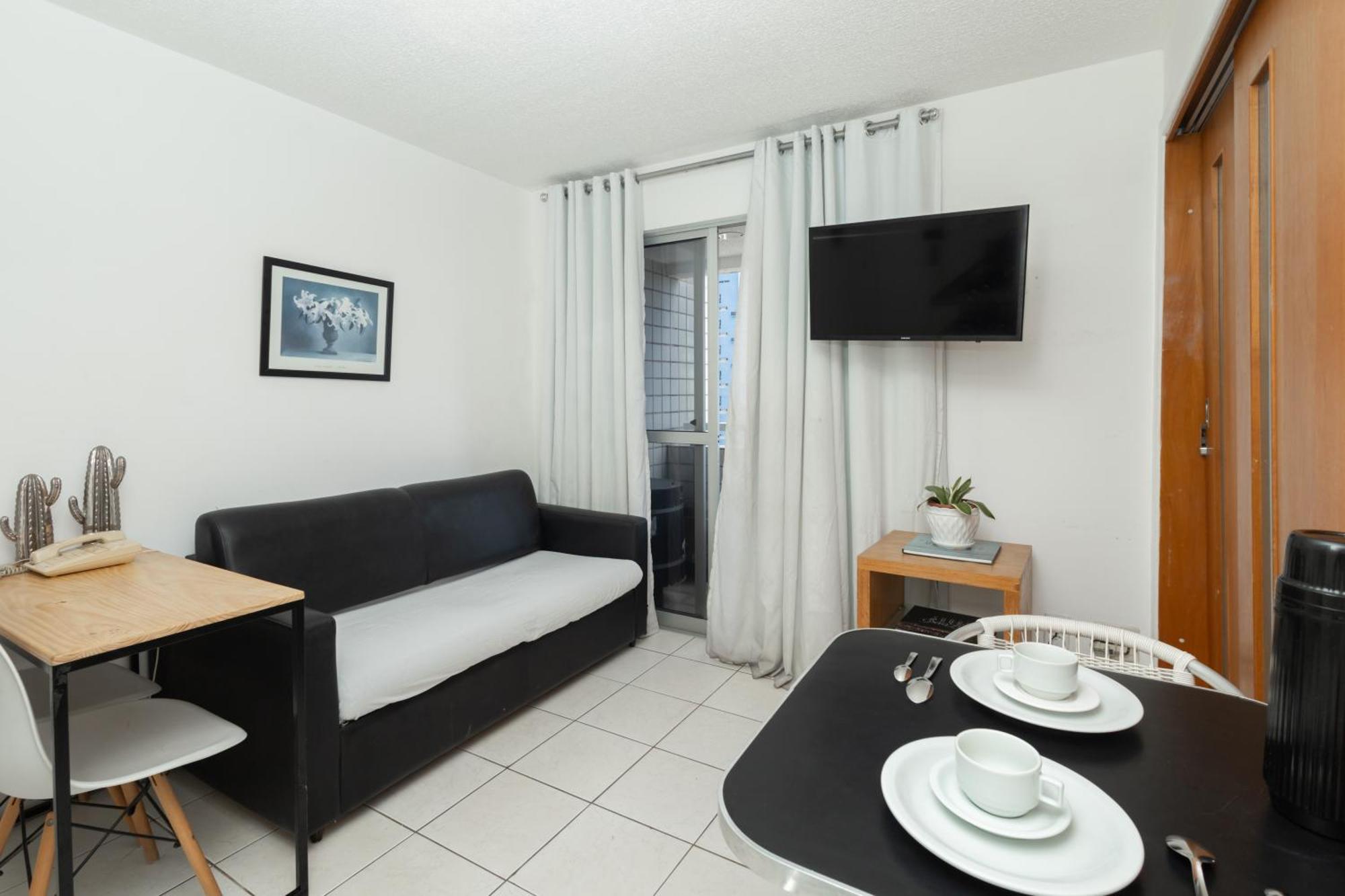 Vista Mar E Lagoa - Cozinha E Frigobar - Apartamento Flat Proximo A Praia São Luís Buitenkant foto