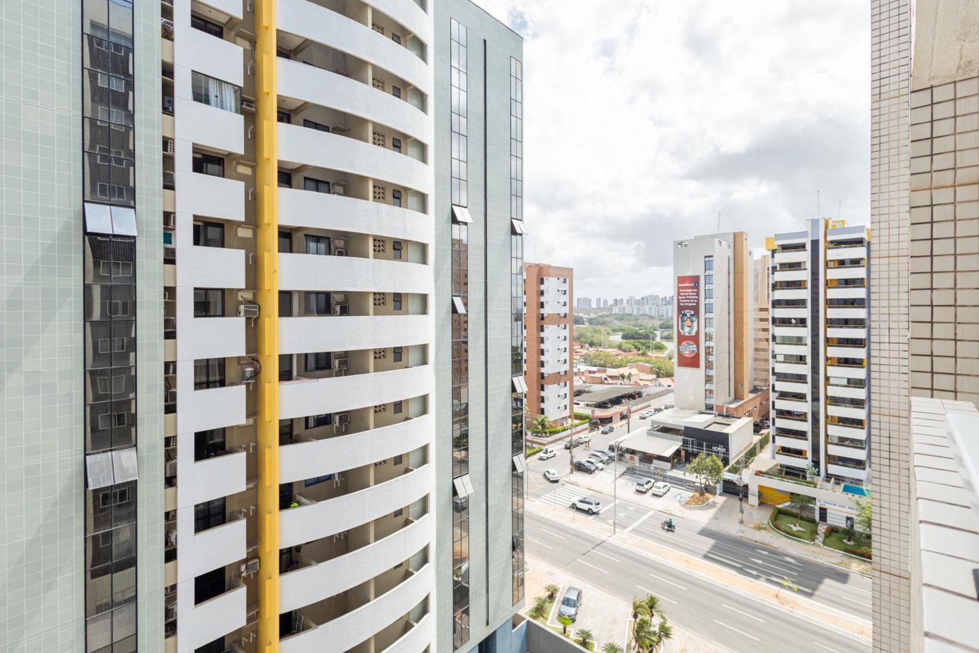 Vista Mar E Lagoa - Cozinha E Frigobar - Apartamento Flat Proximo A Praia São Luís Buitenkant foto