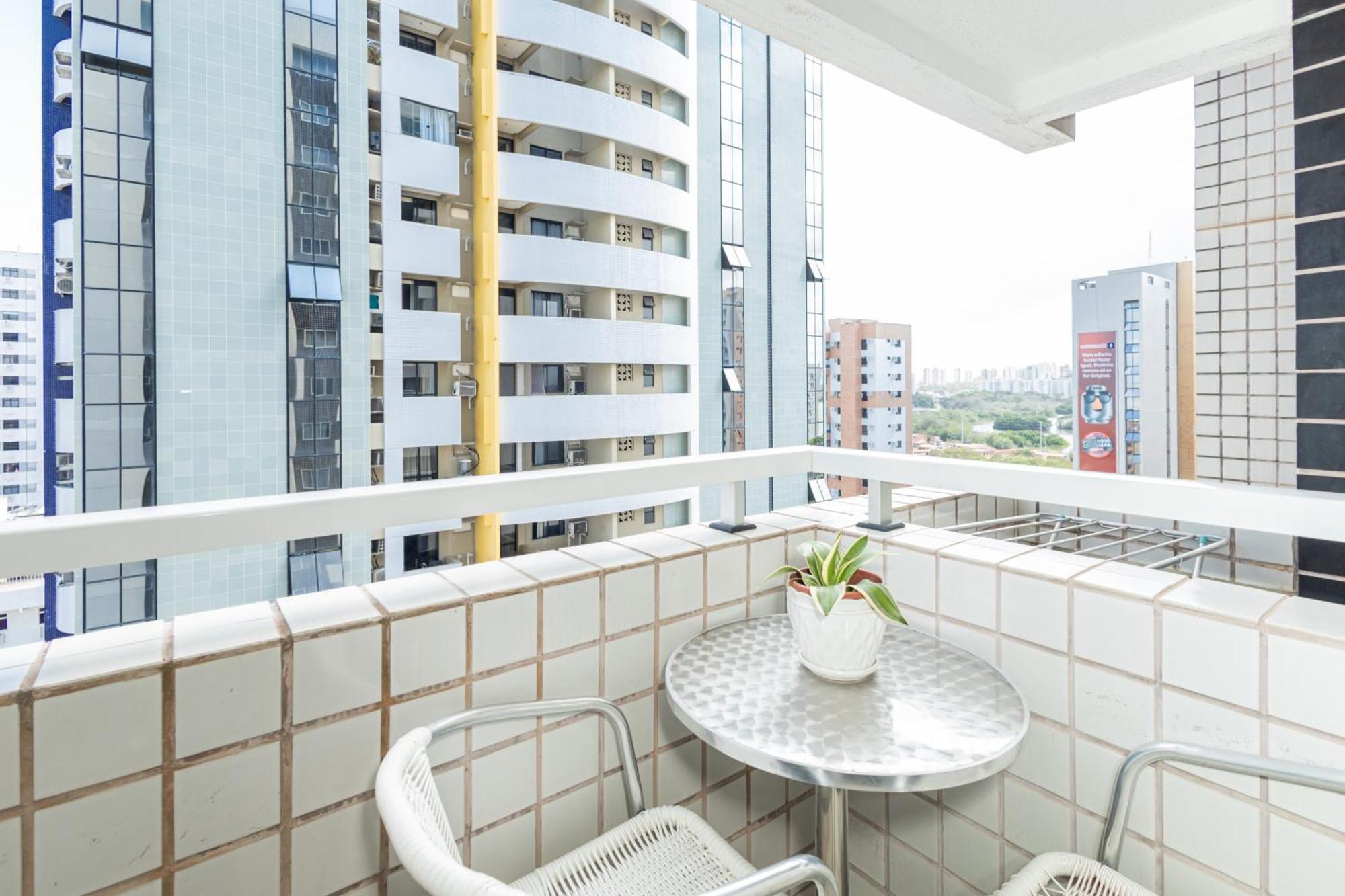 Vista Mar E Lagoa - Cozinha E Frigobar - Apartamento Flat Proximo A Praia São Luís Buitenkant foto