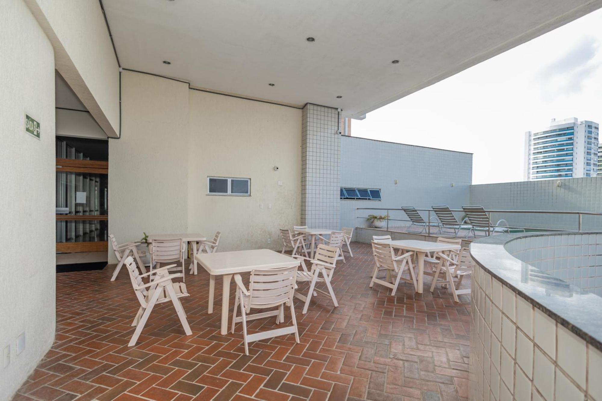 Vista Mar E Lagoa - Cozinha E Frigobar - Apartamento Flat Proximo A Praia São Luís Buitenkant foto